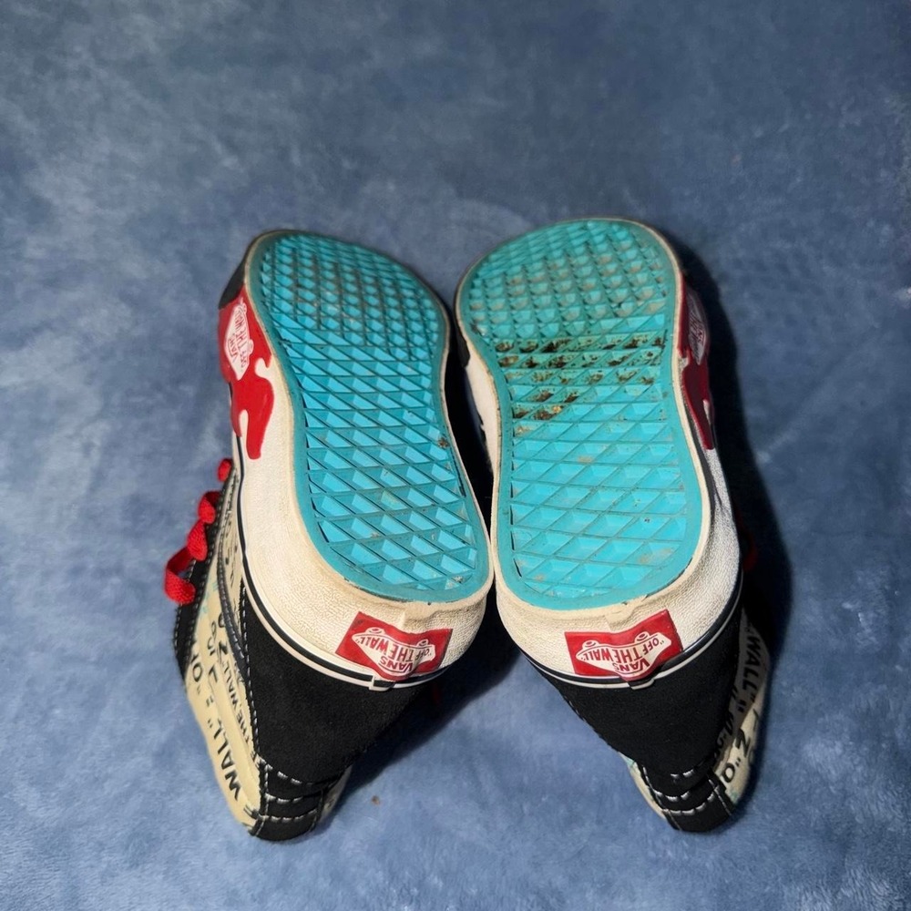 Vans "Old Skool" Otw Sk8 Hi Flame Shoes men size 5.5 - Picture 5 of 7
